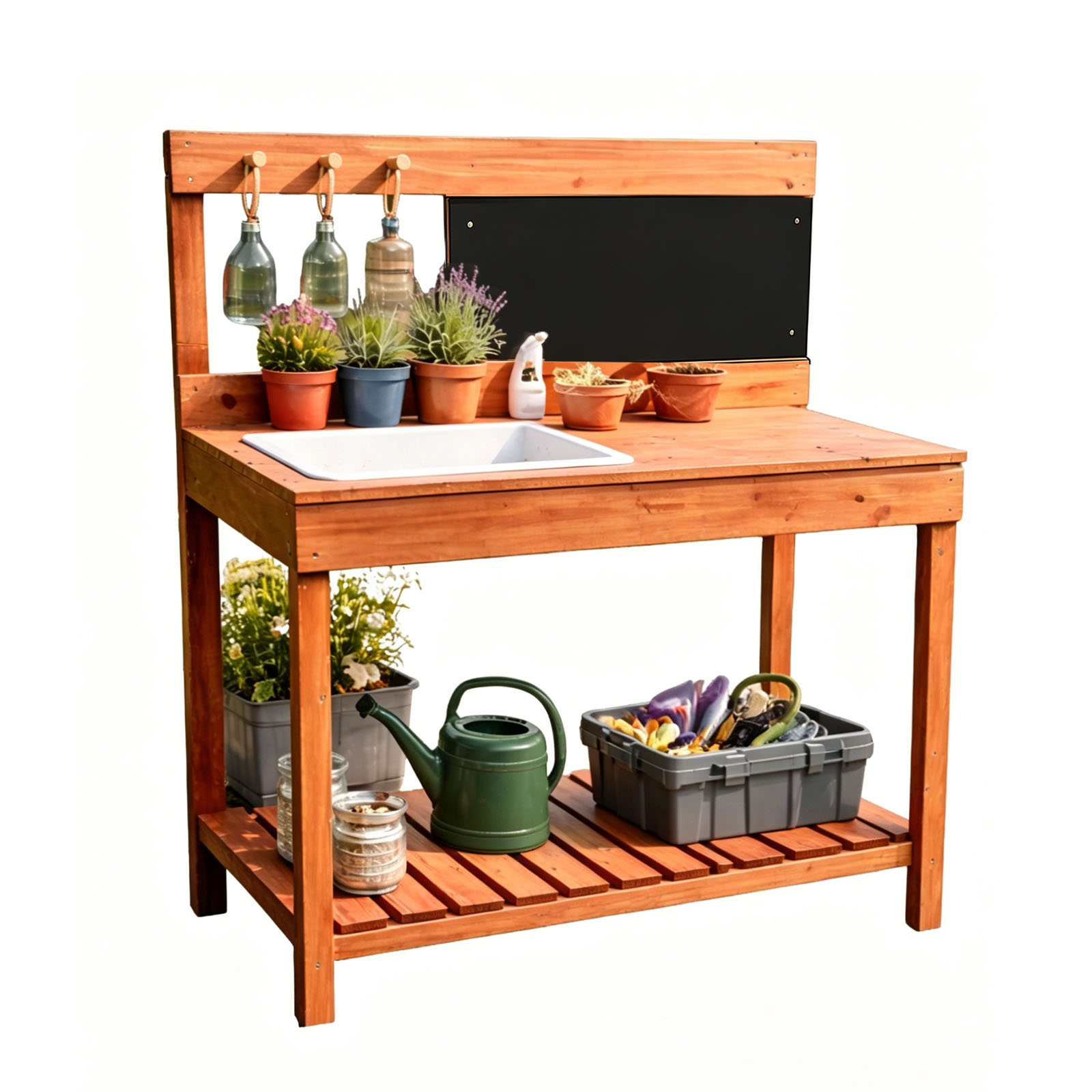 Woodworking Bench - Drewniane stołki do sadzenia dla dzieci,