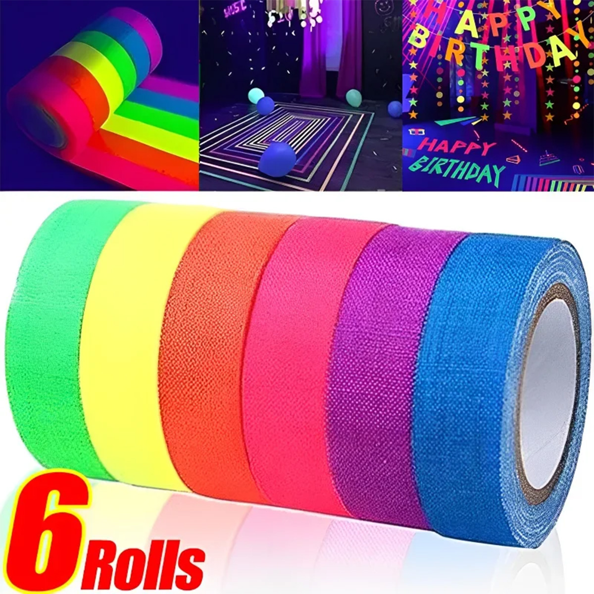 Zestaw 6 neonowych taśm fluore – Woodworking Uv Light recenzja i cena