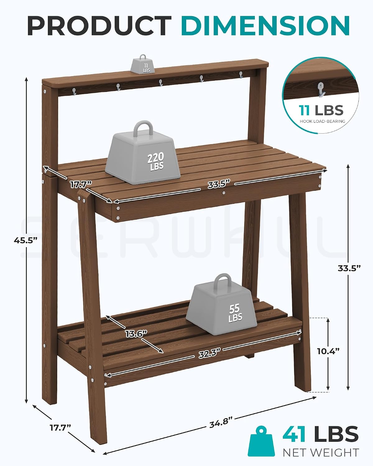 Stół do przesadzania roślin na – Woodworking Bench recenzja i cena