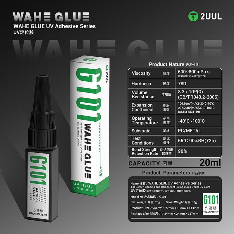 Seria klejów UV 2UUL WAHE G101 – Woodworking Uv Light recenzja i cena