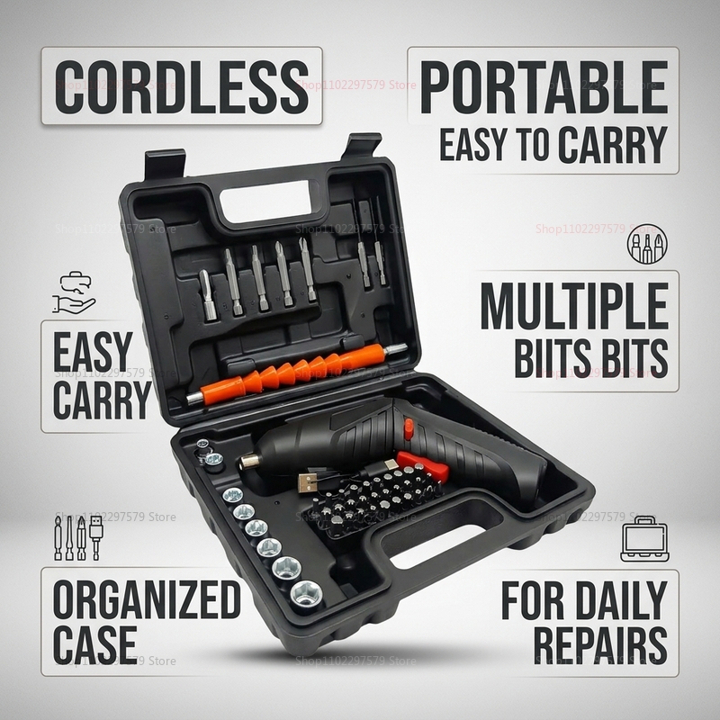 47-częściowy zestaw akumulator – Woodworking Essential Tools recenzja i cena