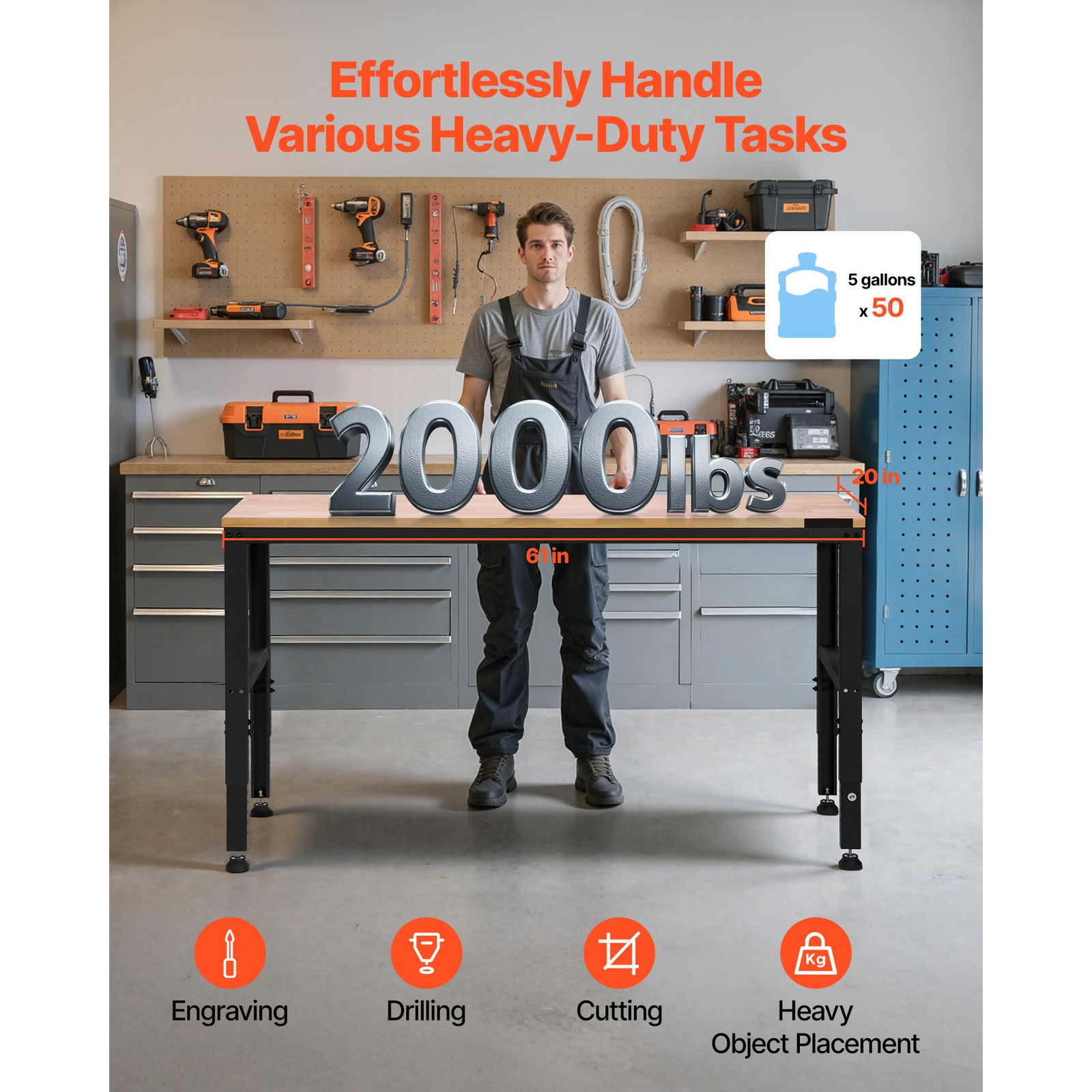 Regulowany stołek warsztatowy  – Woodworking Bench recenzja i cena
