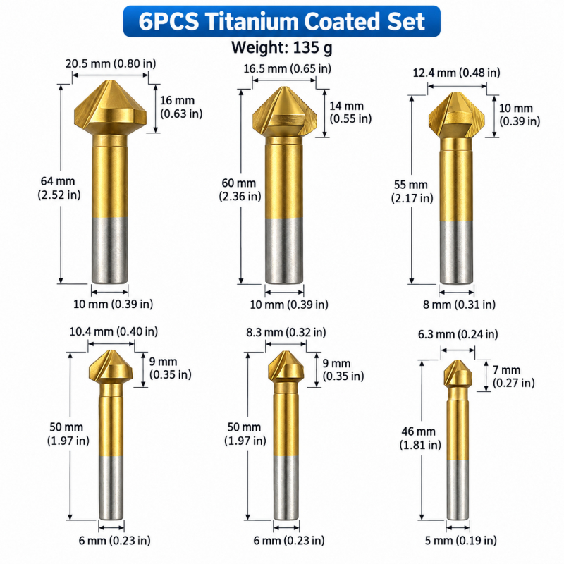 Zestaw 6 frezów do fazowania 9 – Router Bits For Woodworking recenzja i cena